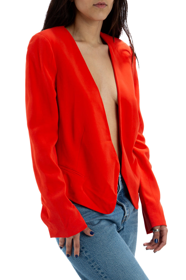 Saco Rebecca Taylor naranja, vista posterior – ClosetRehab