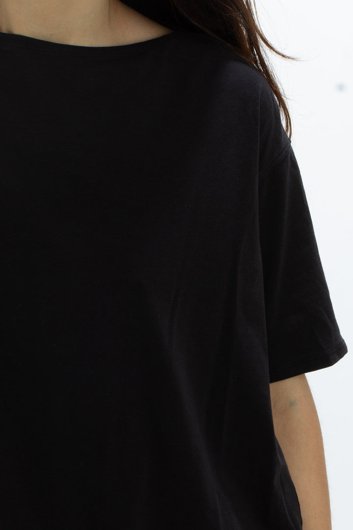 Blusa Lulu Lemon negro, detalle – ClosetRehab