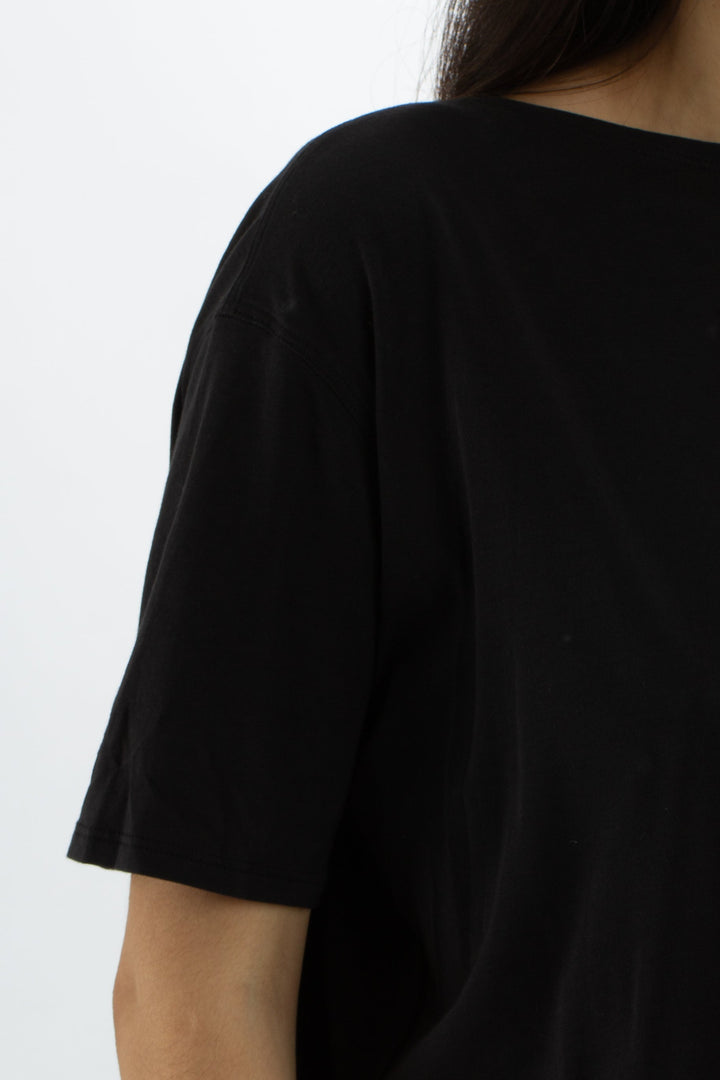Blusa Lulu Lemon negro, detalle 5 – ClosetRehab
