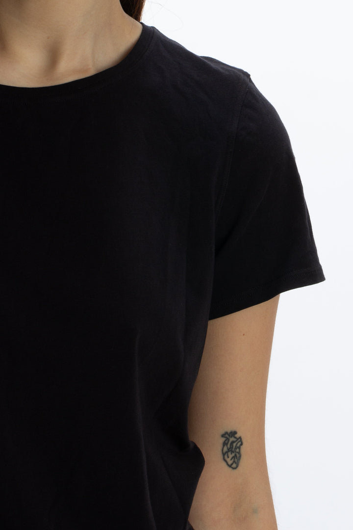 Blusa Lulu Lemon negro, detalle – ClosetRehab