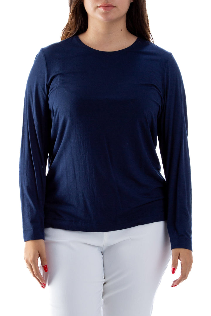Blusa Chico's azul, vista frontal – ClosetRehab