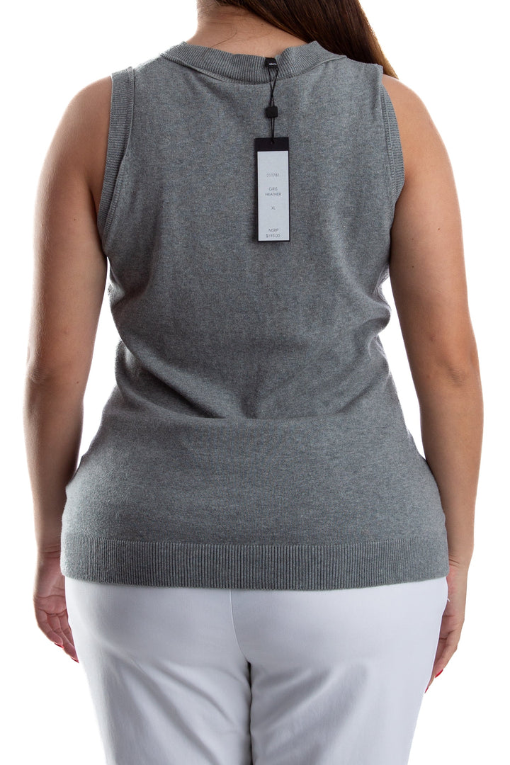 Abrigo Hilton Hollis NWT gris, vista lateral – ClosetRehab