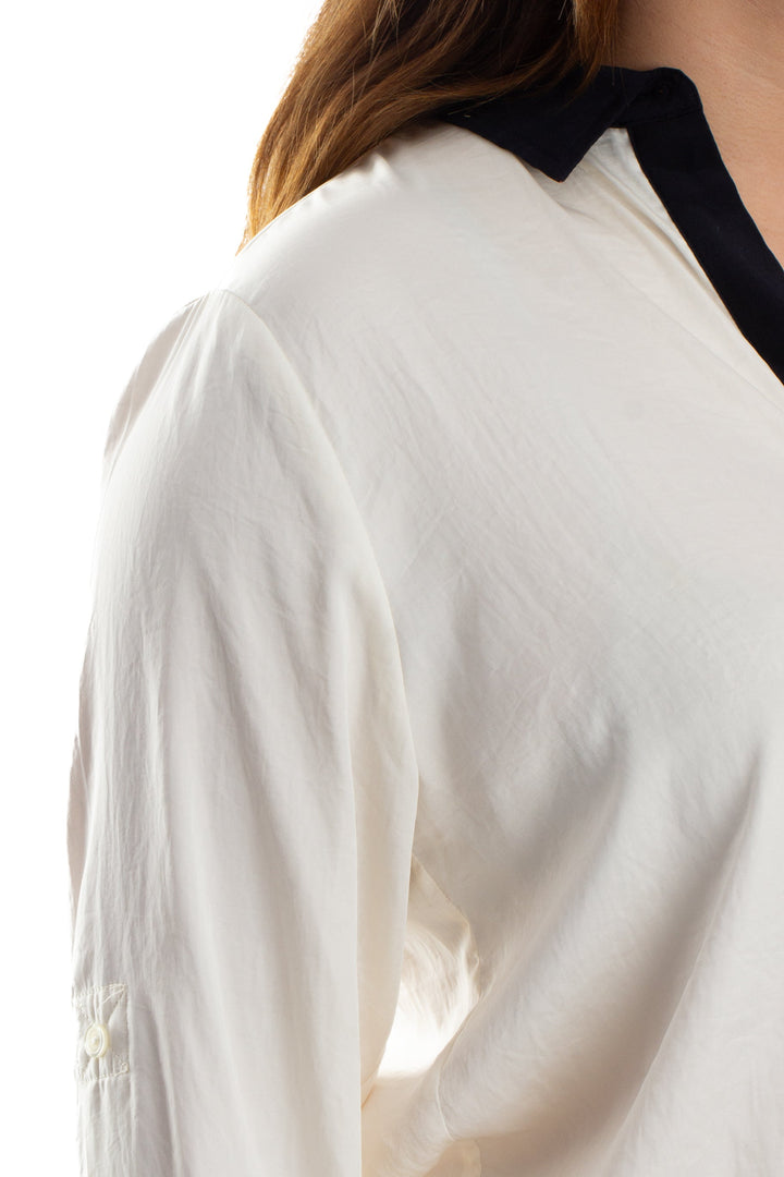 Blusa Michael Kors blanco, detalle 5 – ClosetRehab