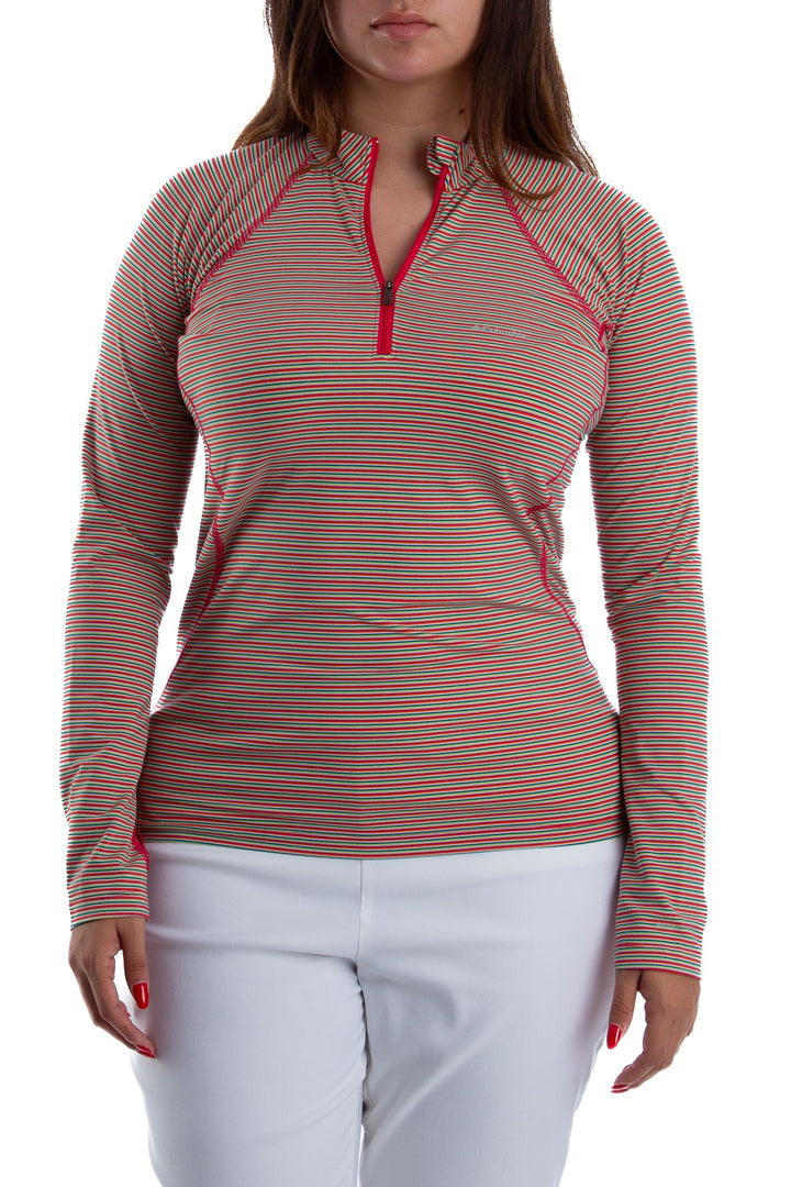 Suéter Columbia rosa, vista frontal – ClosetRehab