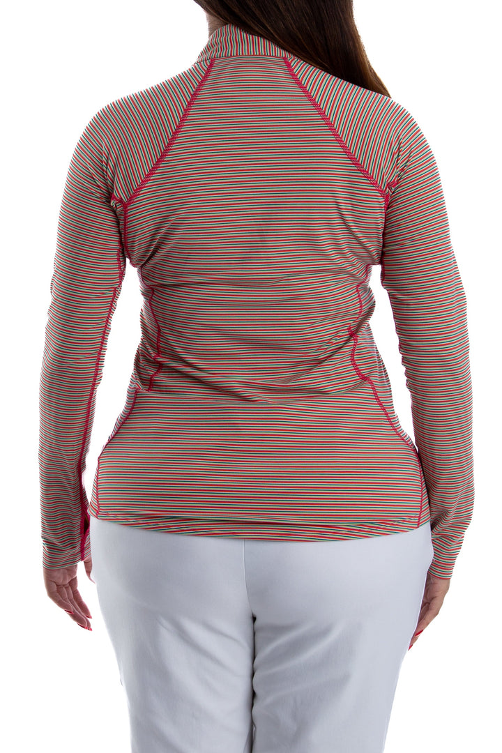 Suéter Columbia rosa, vista lateral – ClosetRehab