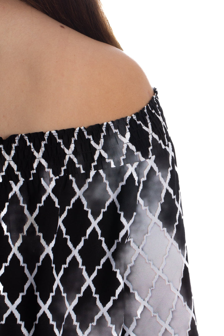 Blusa Chico's negro, detalle 6 – ClosetRehab