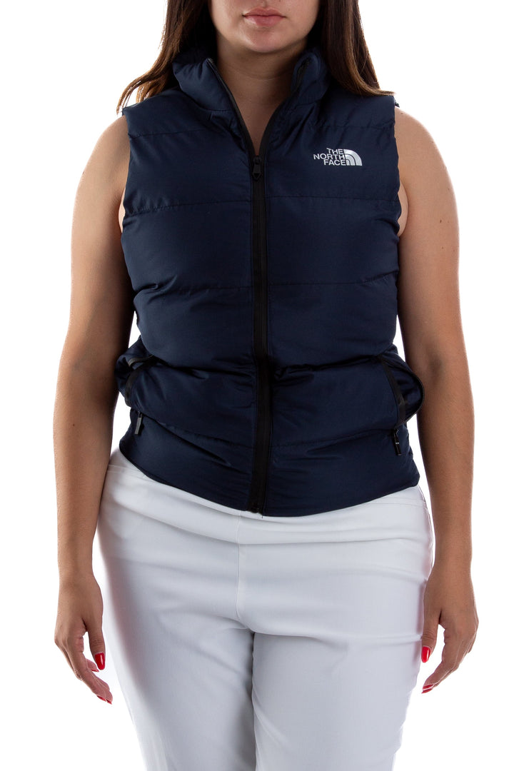 Chaleco The North Face azul, vista frontal – ClosetRehab