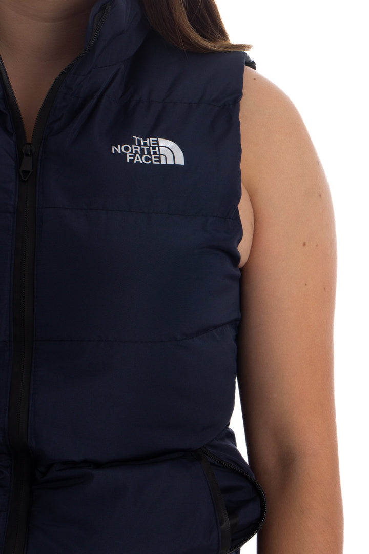 Chaleco The North Face azul, detalle – ClosetRehab