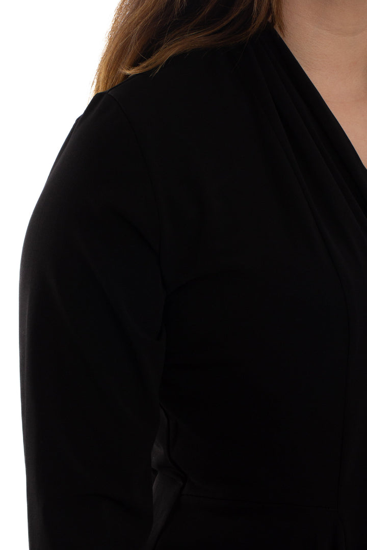 Abrigo Clara Sun Woo negro, detalle 5 – ClosetRehab