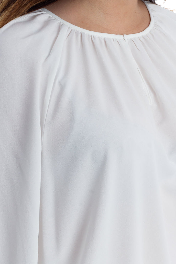 Blusa Chico's blanco, detalle 5 – ClosetRehab