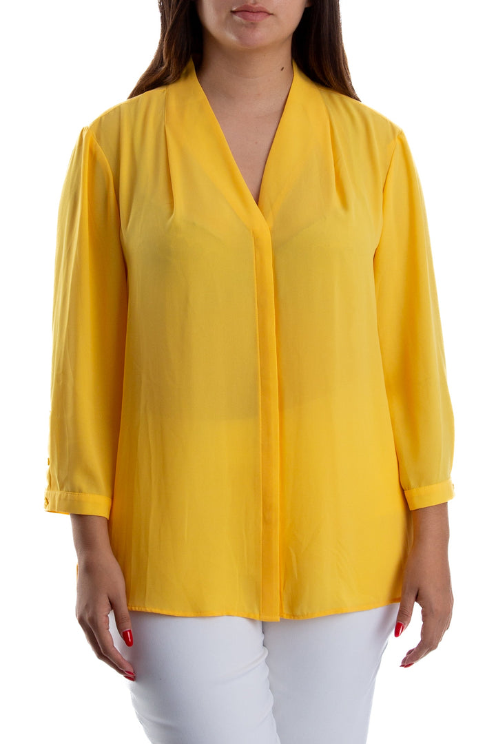 Blusa Investments amarillo, vista frontal – ClosetRehab