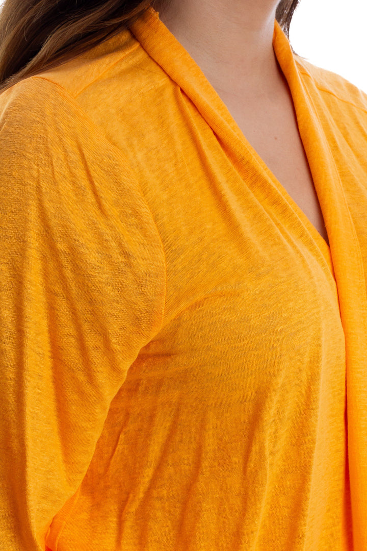 Abrigo Chico's naranja, detalle 5 – ClosetRehab