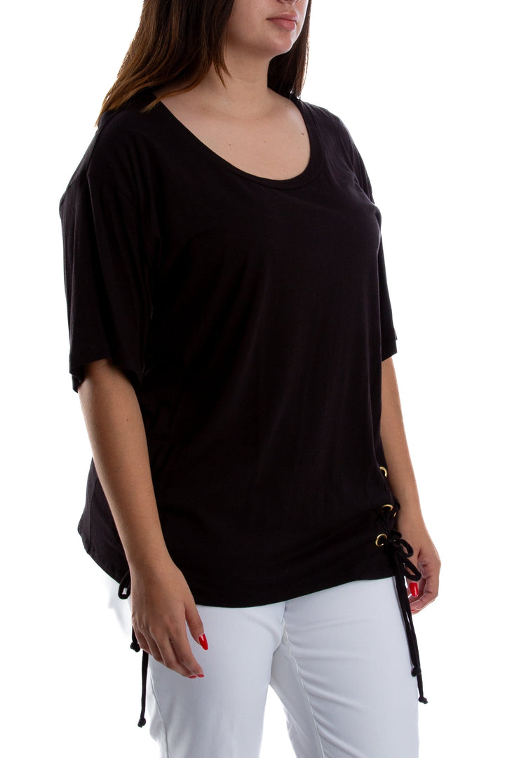Blusa Michael Kors negro, vista posterior – ClosetRehab