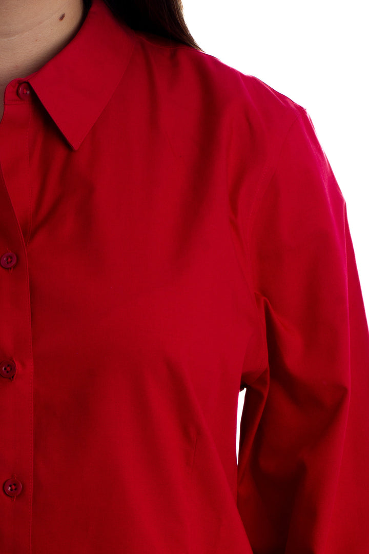 Blusa Chico's rojo, detalle – ClosetRehab