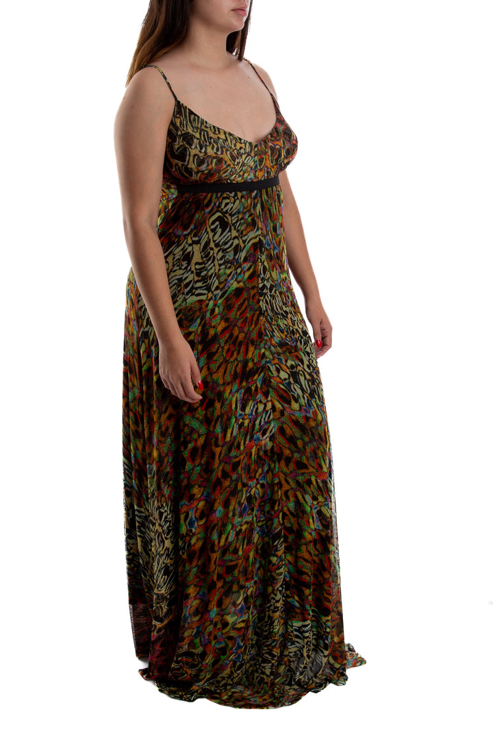 Vestido Adolfo Dominguez amarillo, vista posterior – ClosetRehab