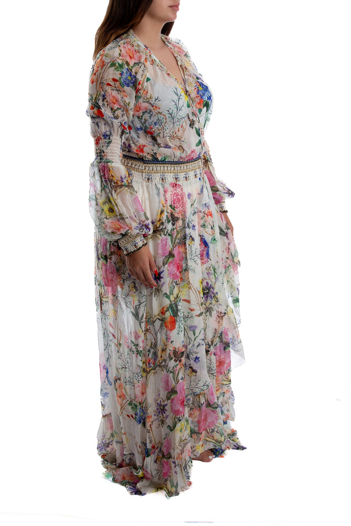 Vestido Camilla blanco, vista posterior – ClosetRehab