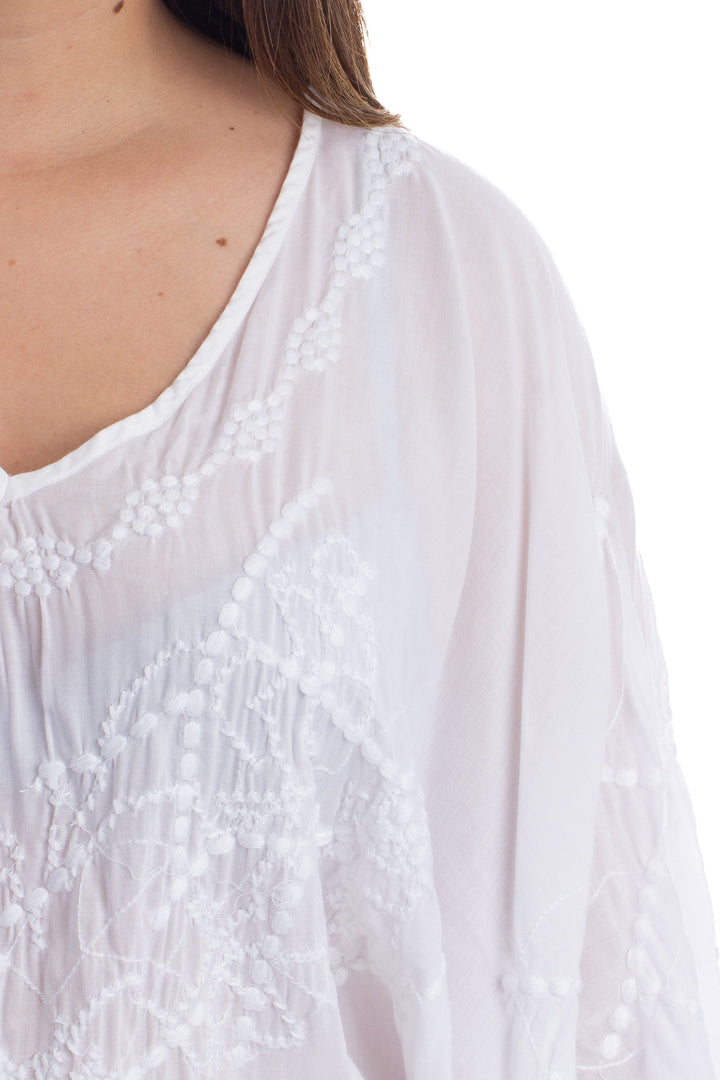 Blusa VIX Paul Ahermanny blanco, detalle 5 – ClosetRehab
