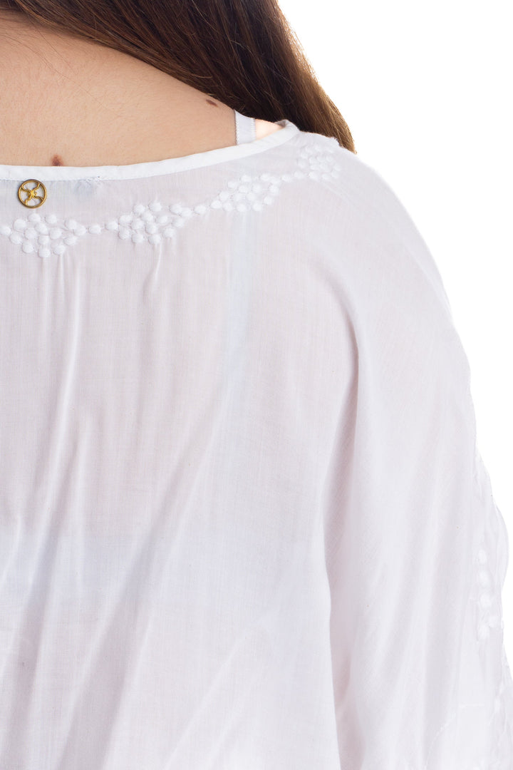 Blusa VIX Paul Ahermanny blanco, detalle 6 – ClosetRehab