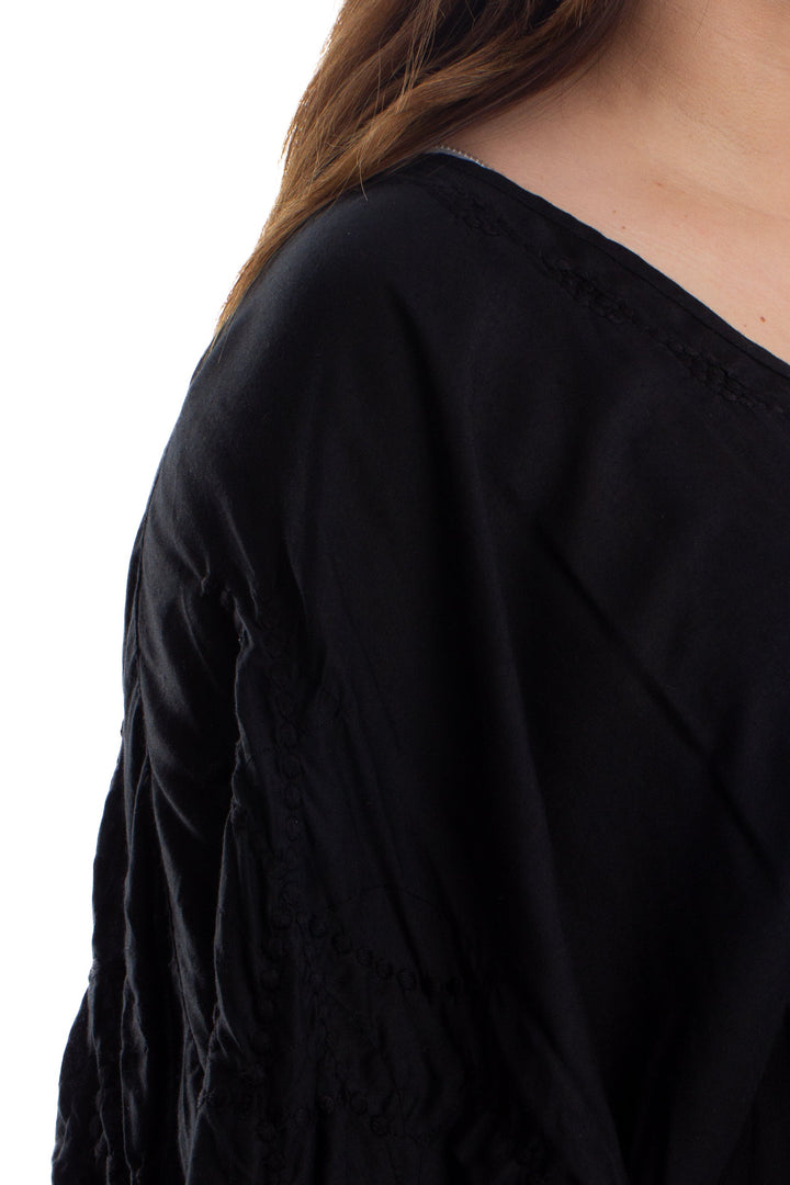 Blusa VIX Paul Ahermanny negro, detalle 5 – ClosetRehab