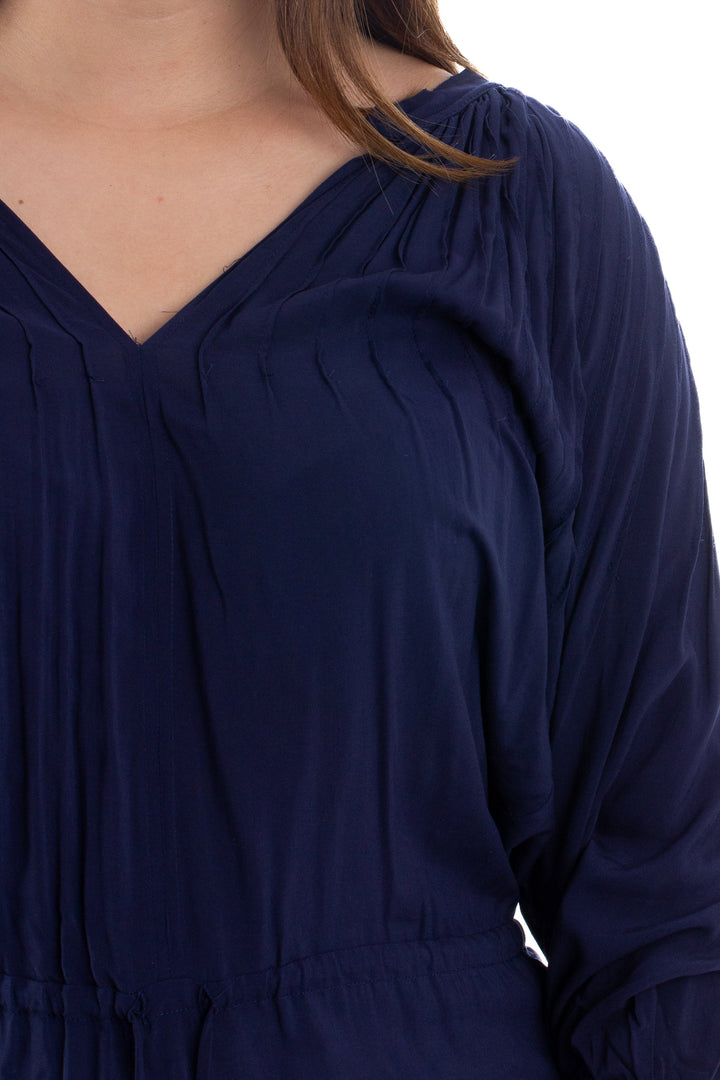 Blusa VIX Paul Ahermanny azul, detalle – ClosetRehab