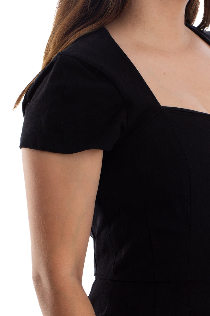 Vestido Banana Republic negro, detalle 5 – ClosetRehab