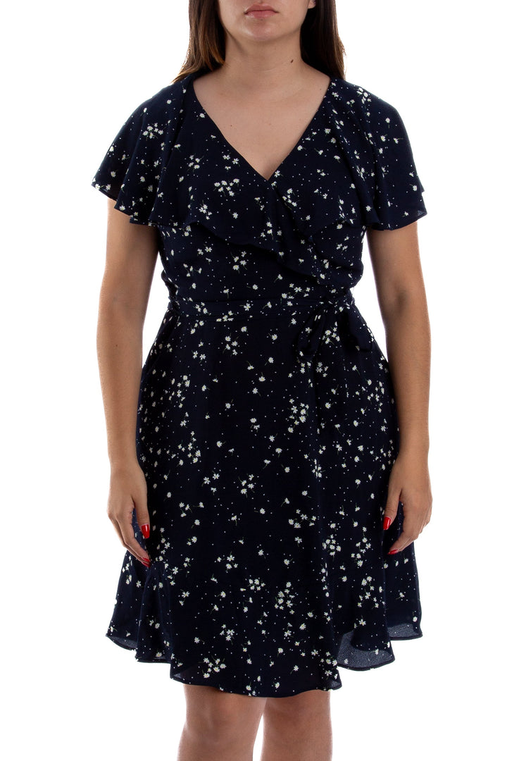 Vestido DKNY azul, vista frontal – ClosetRehab