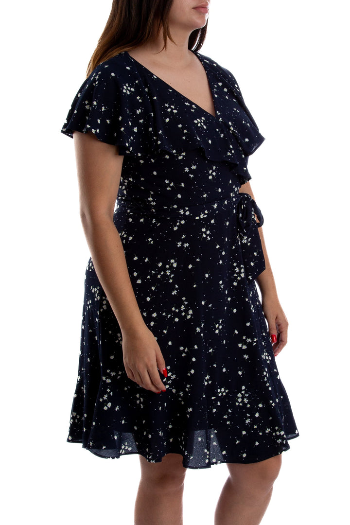 Vestido DKNY azul, vista posterior – ClosetRehab