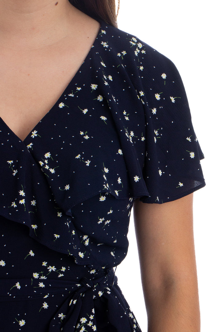 Vestido DKNY azul, detalle – ClosetRehab