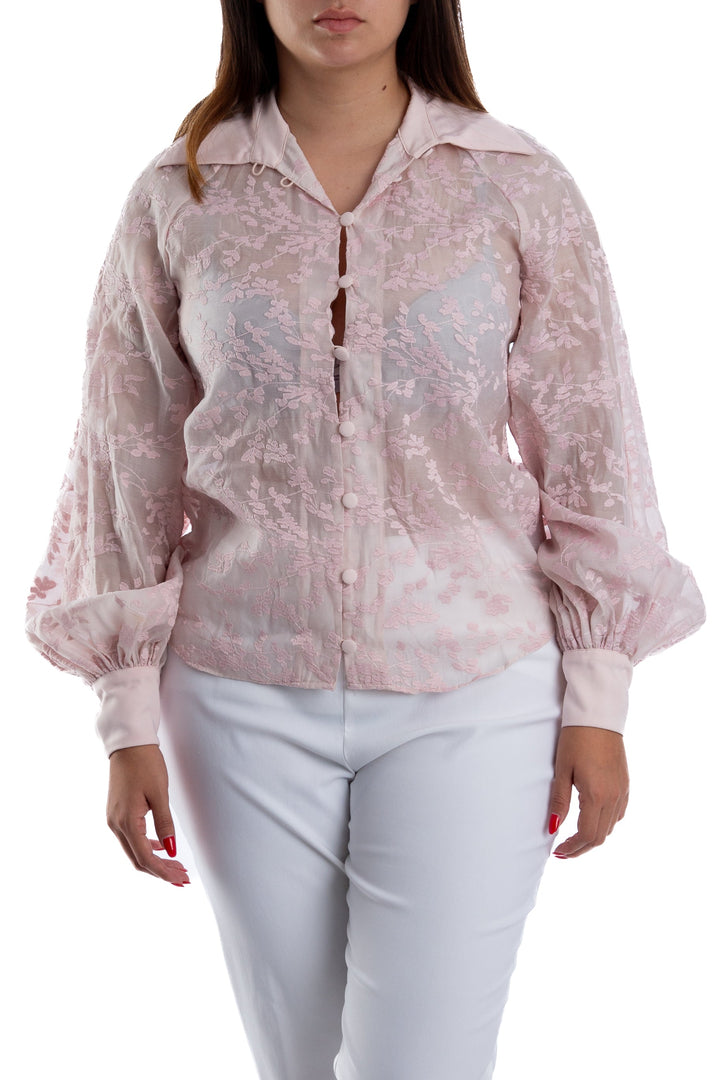 Blusa Keepsake rosa, vista frontal – ClosetRehab