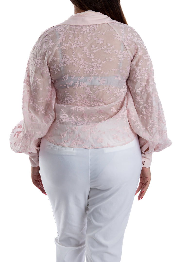 Blusa Keepsake rosa, vista lateral – ClosetRehab