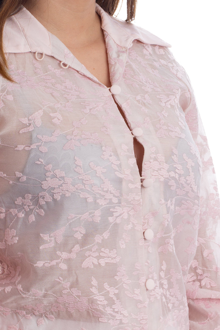 Blusa Keepsake rosa, detalle 5 – ClosetRehab