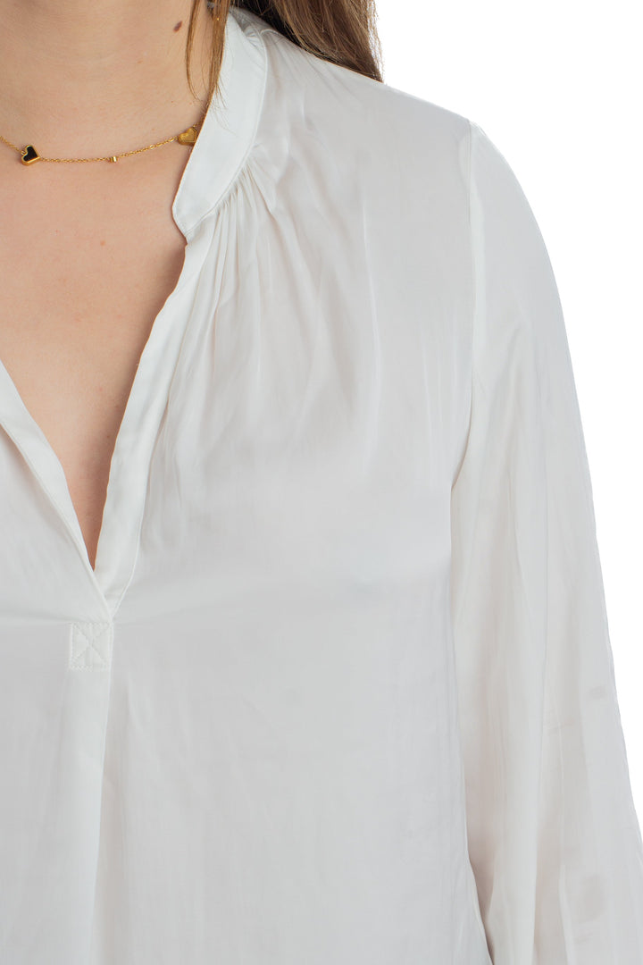 Blusa Zadig & Voltaire blanco, detalle – ClosetRehab