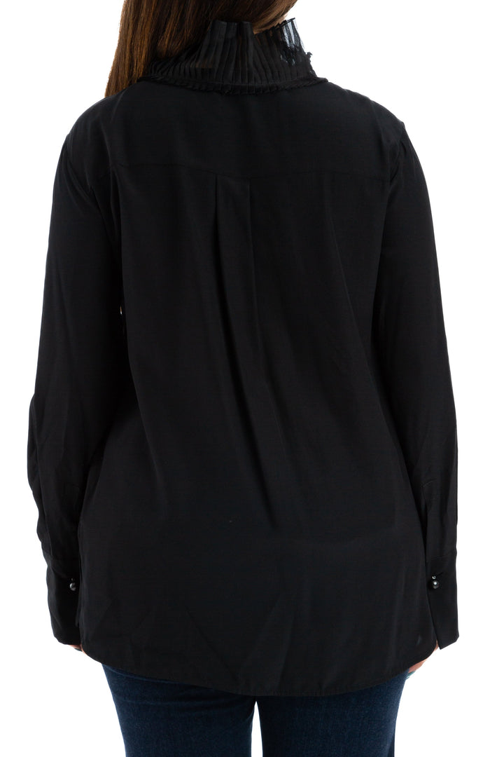 Blusa Ambrosi negro, vista lateral – ClosetRehab