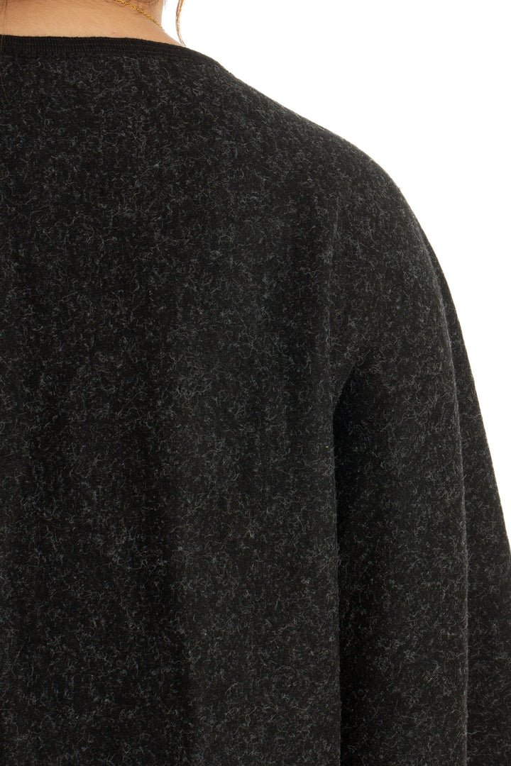 Abrigo Yusoyu negro, detalle 6 – ClosetRehab
