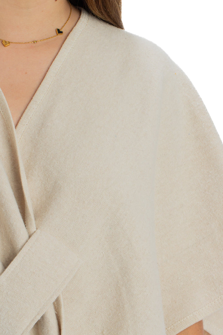 Abrigo Yusoyu beige, detalle – ClosetRehab