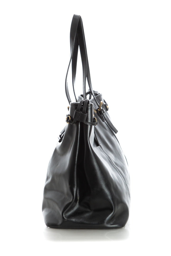 Bolsa Cynthia Rowley negro, vista lateral – ClosetRehab