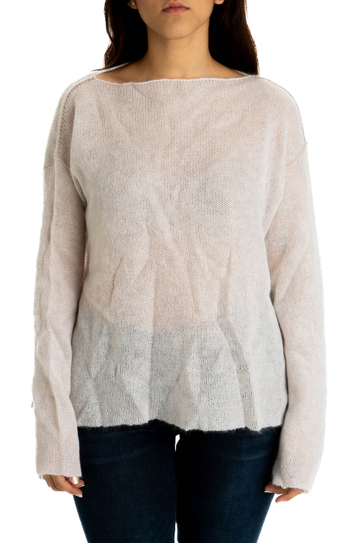 Suéter Ambrosi NWT beige, vista frontal – ClosetRehab