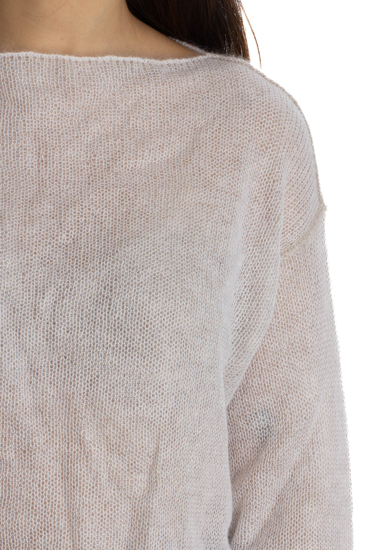 Suéter Ambrosi NWT beige, detalle – ClosetRehab