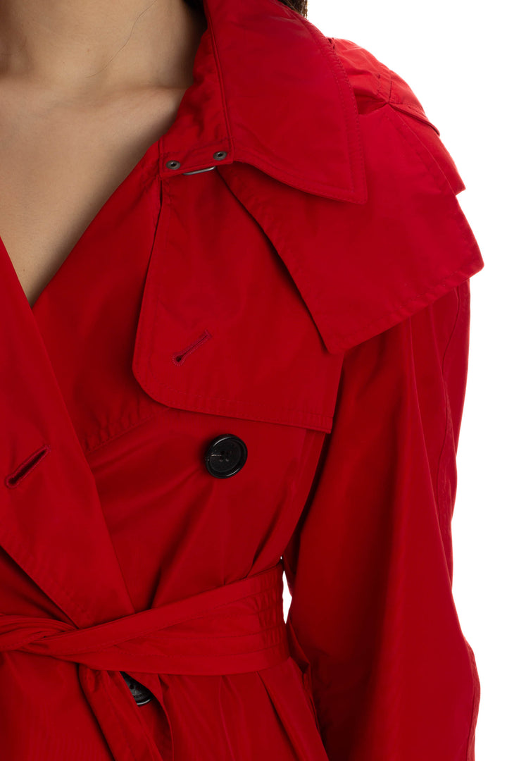 Abrigo Burberry rojo, detalle 9 – ClosetRehab