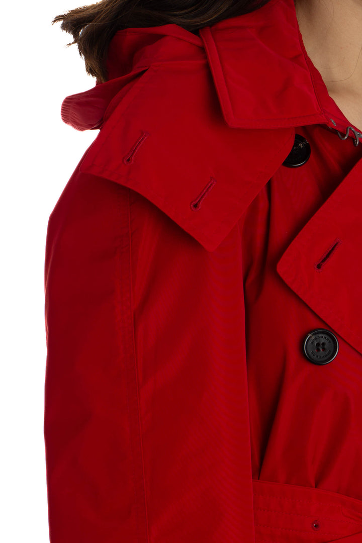 Abrigo Burberry rojo, detalle 10 – ClosetRehab