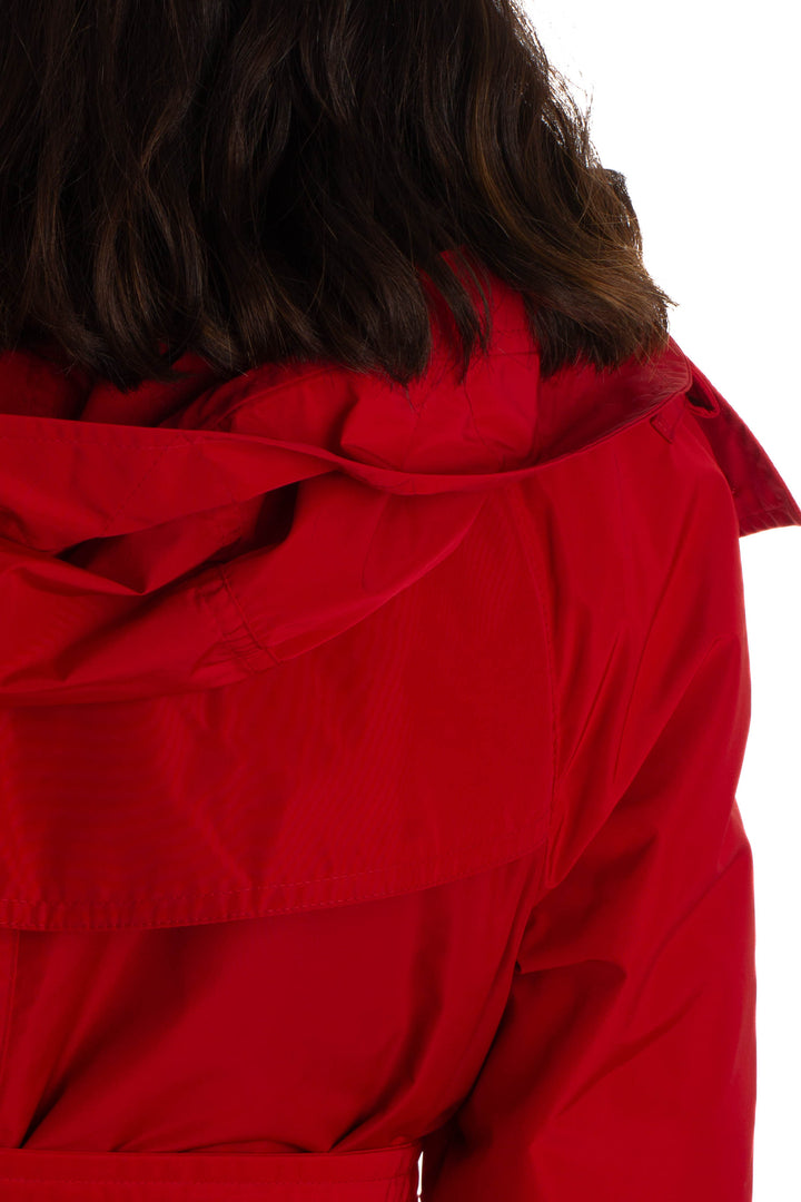 Abrigo Burberry rojo, detalle 11 – ClosetRehab
