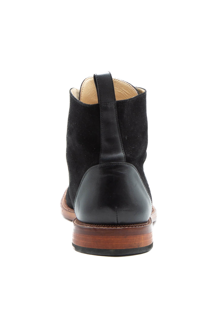 Bota Taft textil negro, vista superior