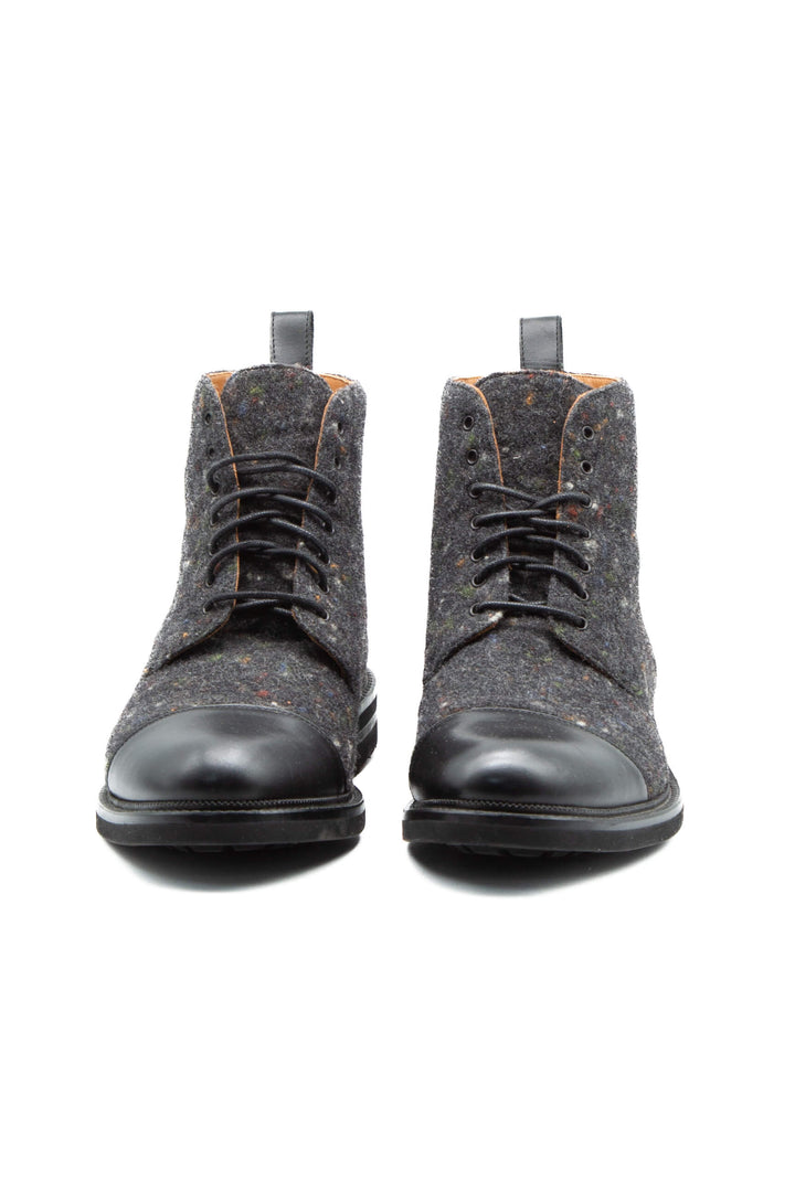 Bota Taft tweed, vista lateral interior