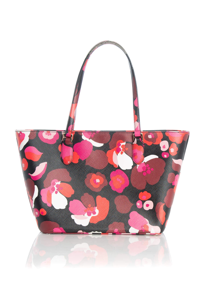 Bolsa Kate Spade negro y rojo, detalle – ClosetRehab