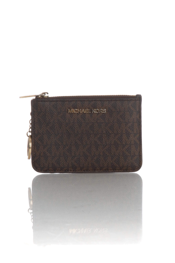 Monedero Michael Kors café, vista frontal – ClosetRehab