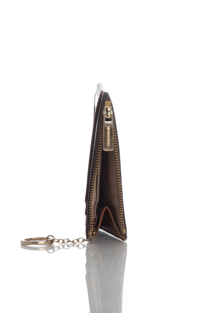 Monedero Michael Kors café, vista lateral – ClosetRehab