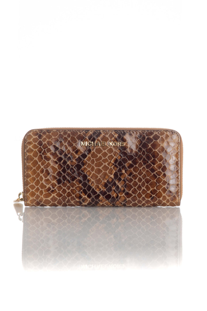Cartera Michael Kors café, vista frontal – ClosetRehab