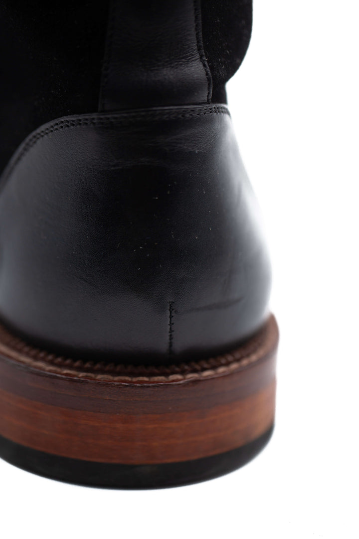 Bota Taft textil negro, suela de la bota