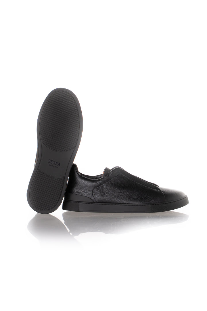 Tenis Zegna negro talla 8 US, plantilla, detalle de producto | ClosetRehab