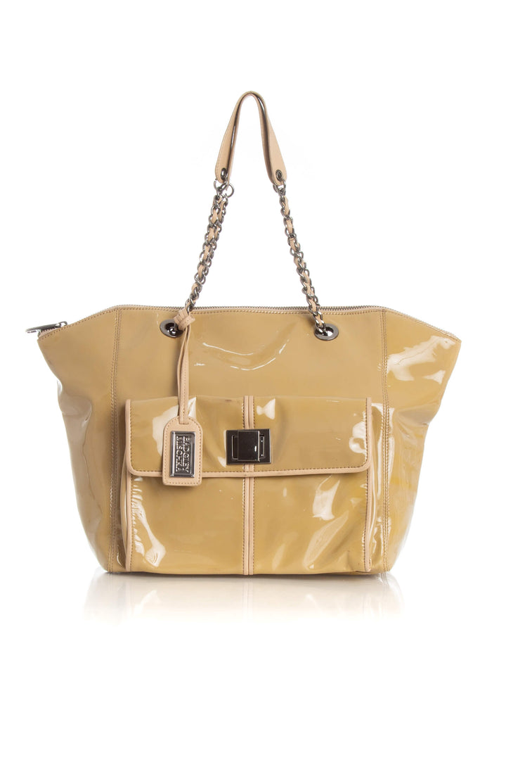 Bolsa Badgley Mischka café, vista frontal – ClosetRehab